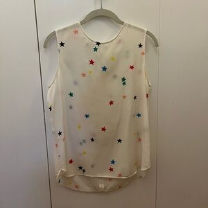 Equipment Multicolor Star Sleeveless Blouse